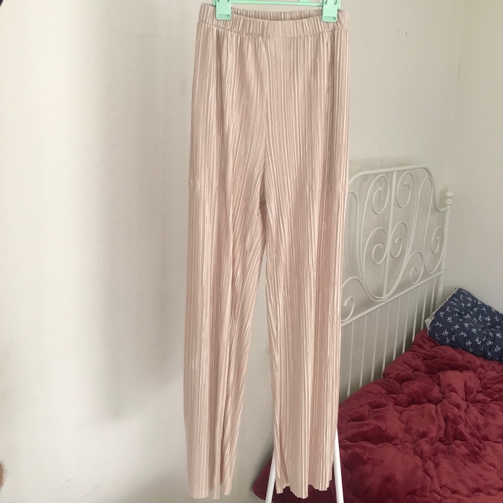 Stylenanda Crystal Pleat Elasticized Pants